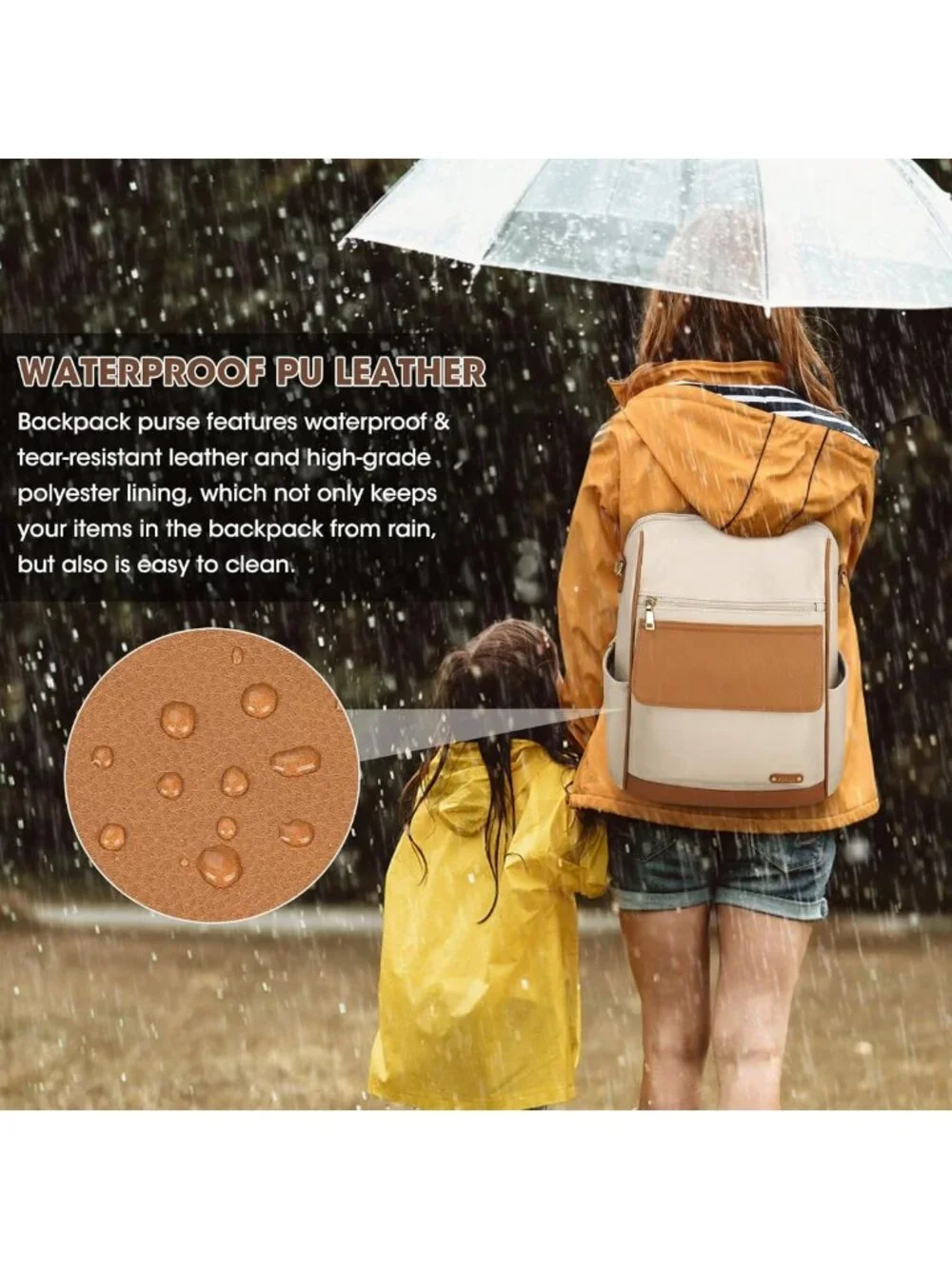 Stylish Anti-Theft Mini Backpack Purse for Women - Convertible Leather Travel